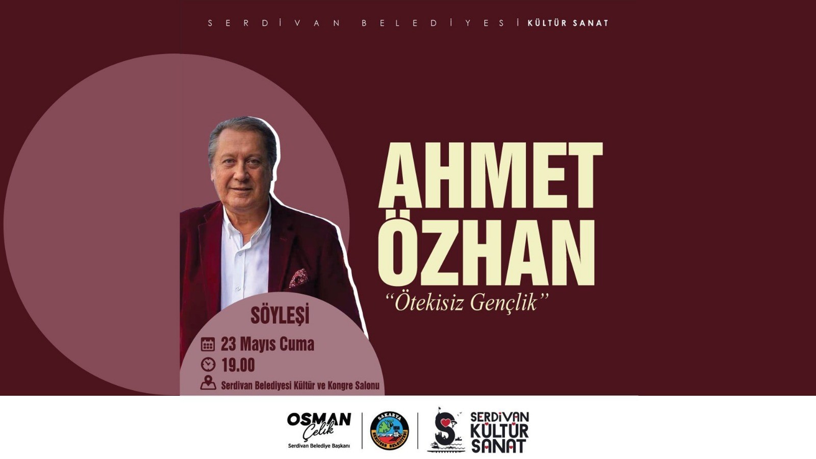 Serdivan’da Anlamlı Buluşma: Ahmet Özhan ile “Ötekisiz Gençlik” Söyleşisi
